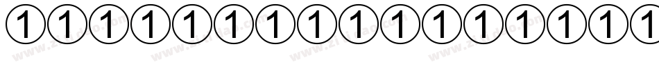 ROPE SEQUENCE NUMBER字体转换